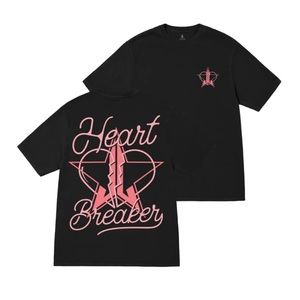 Jeffree Star Cosmetics T Shirt Heartbreaker Black Pink NEW 3XL Valentines Gifts